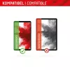 Vetro per tablet Displex (9H) per Samsung Galaxy Tab A11/A9, cornice di montaggio Eco, infrangibile