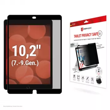 Displex TABLET PRIVACY SAFE filtro privacy rimovibile a 2 vie per iPad 10,2'' (7ª/8ª/9ª gen.)