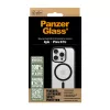 PanzerGlass® HardCase trasparente con MagSafe nero e cornice iPhone 16 Pro
