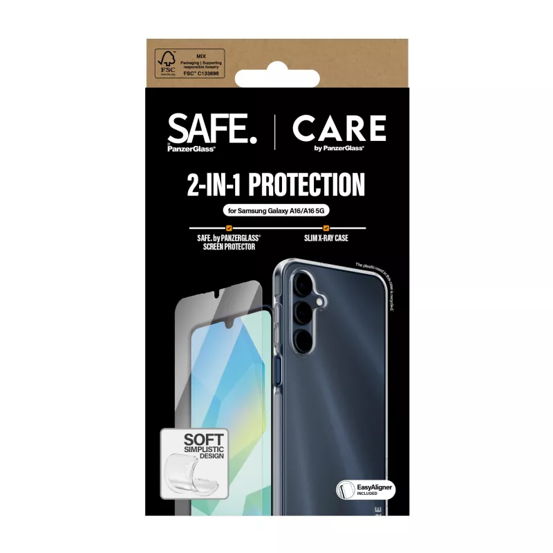PanzerGlass CARE™ by ® bundle 2-in-1 Samsung Galaxy A16 4G | A16 5G