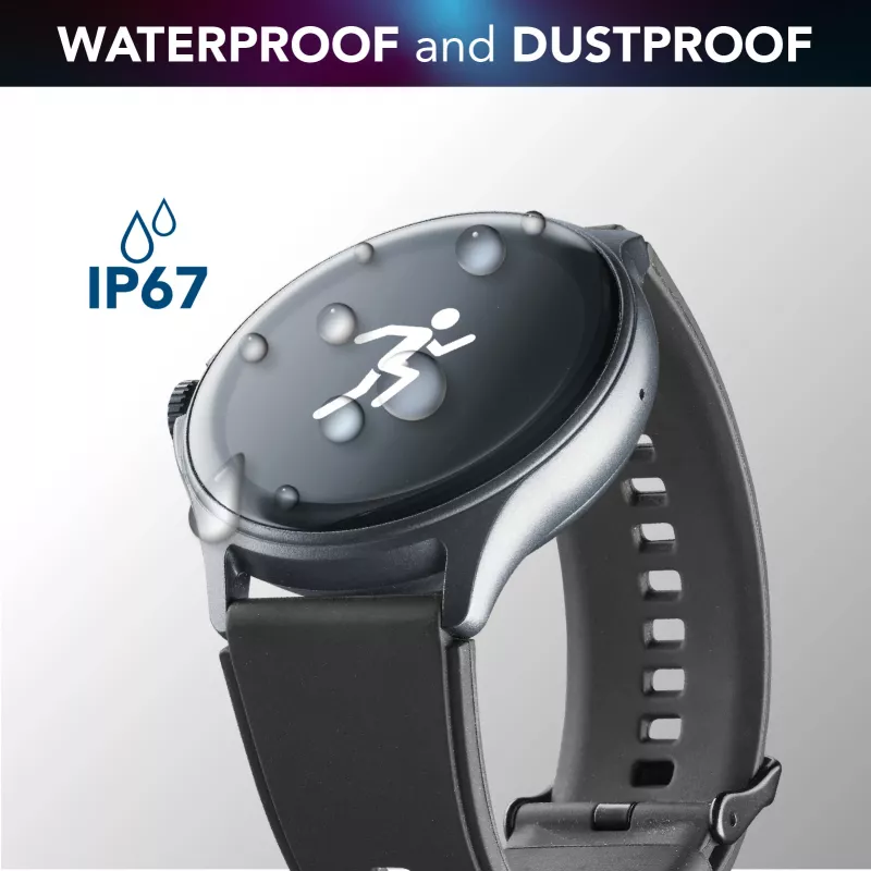 Cellularline ION PRO Round Bluetooth® smartwatch con app, 3,51 cm (1,38