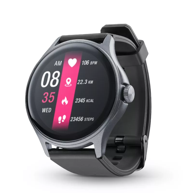 Cellularline ION PRO Round Bluetooth® smartwatch con app, 3,51 cm (1,38