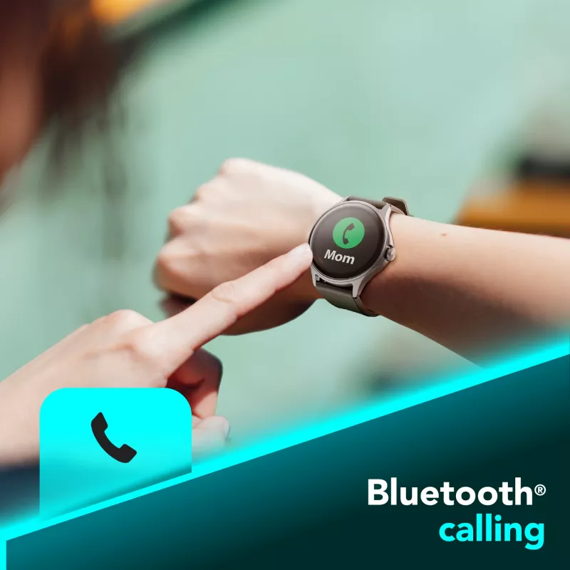 Cellularline ION PRO Round Bluetooth® smartwatch con app, 3,51 cm (1,38