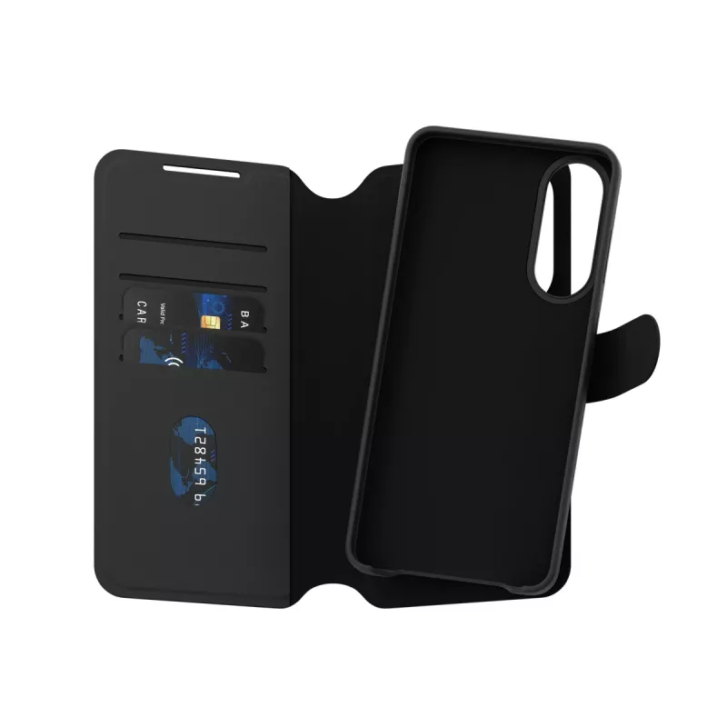 Custodia portafoglio 2-in-1 PanzerGlass CARE™ by ® Tango con compatibilità Qi Samsung S25 Edge