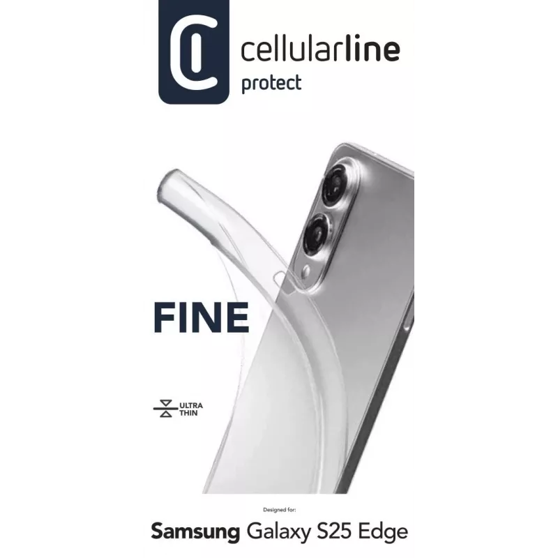 Cellularline Fine - Galaxy S25 Edge, cover, Samsung, Galaxy S25 Edge, 16,9 cm (6,66