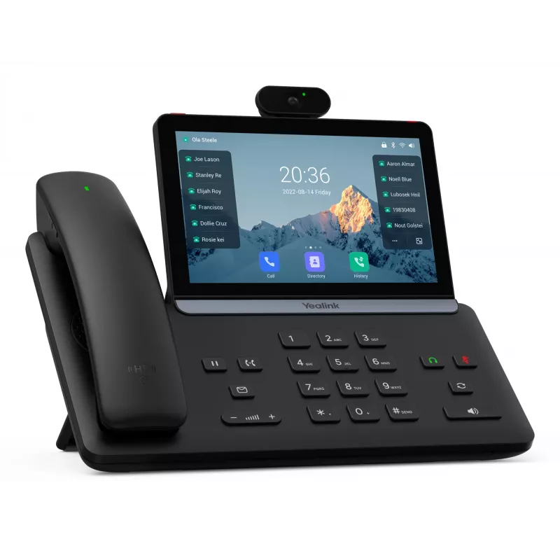 Telefono IP da tavolo Yealink SIP-T88V Pro – touchscreen, audio HD, SIP
