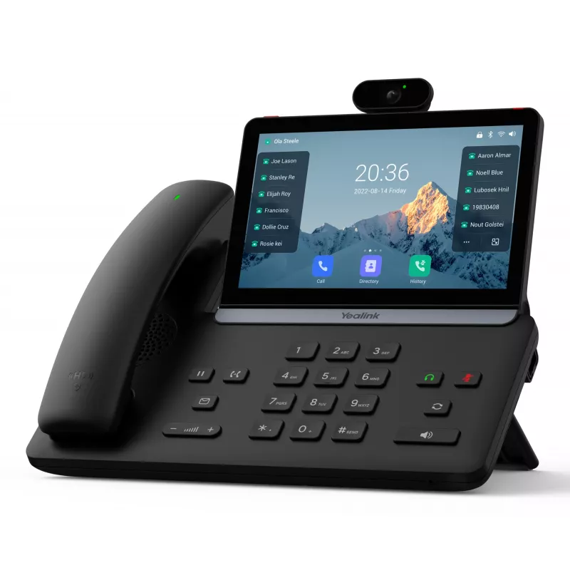 Telefono IP da tavolo Yealink SIP-T88V Pro – touchscreen, audio HD, SIP