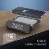 Sveglia digitale Tech Pop nera