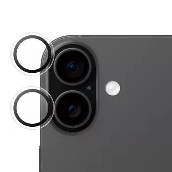 Protezione lente fotocamera PanzerGlass SAFE per iPhone 17 16 16 Plus antigraffio antiurto trasparente
