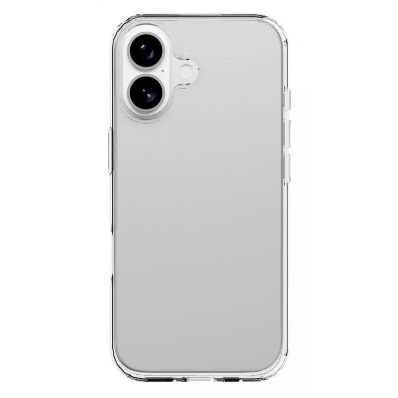 Cellularline Clear Protect – iPhone 17 custodia rigida con bordi in gomma