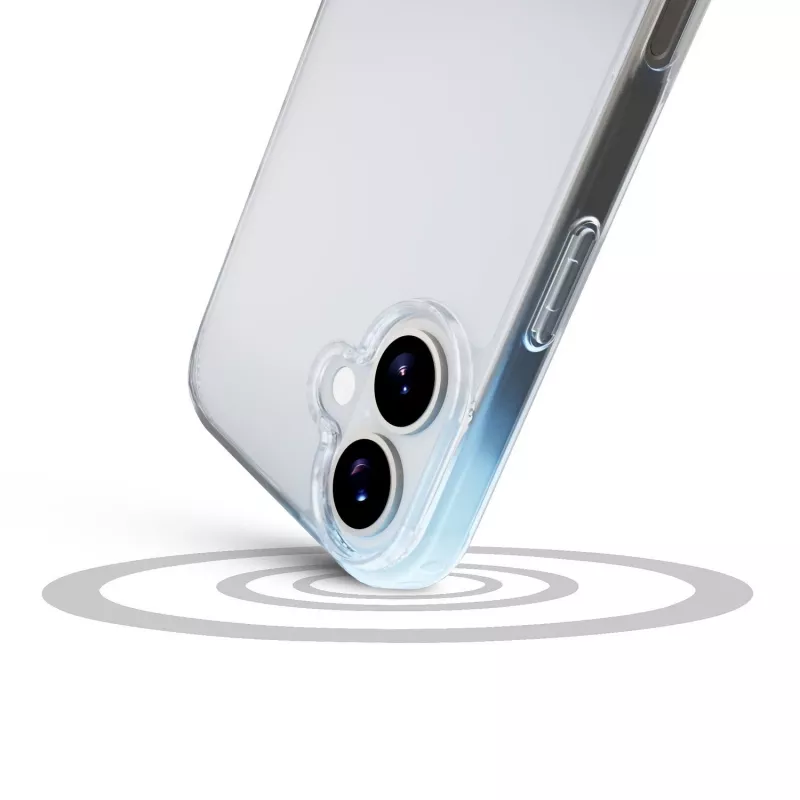 Cellularline Clear Protect – iPhone 17 custodia rigida con bordi in gomma
