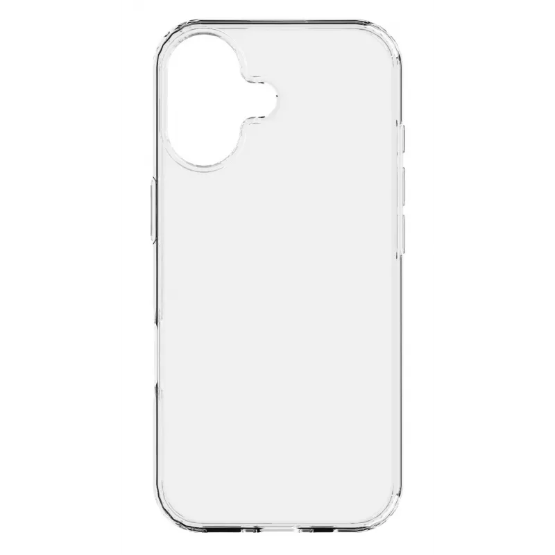 Cellularline Clear Protect – iPhone 17 custodia rigida con bordi in gomma
