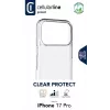 Cellularline Clear Protect - iPhone 17 Pro custodia rigida con bordi in gomma