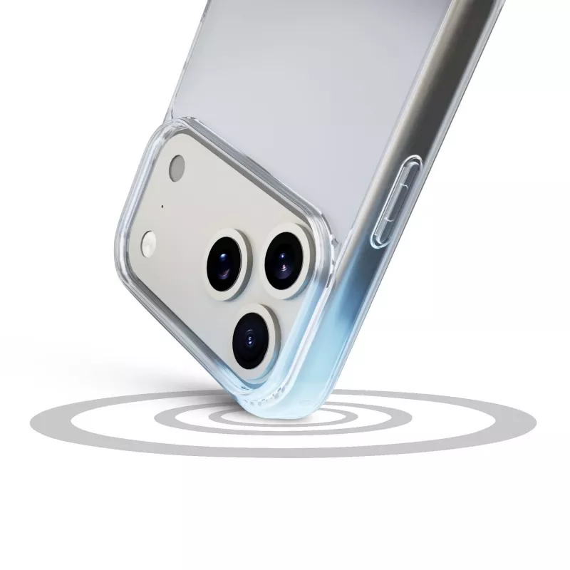 Cellularline Clear Protect - iPhone 17 Pro custodia rigida con bordi in gomma