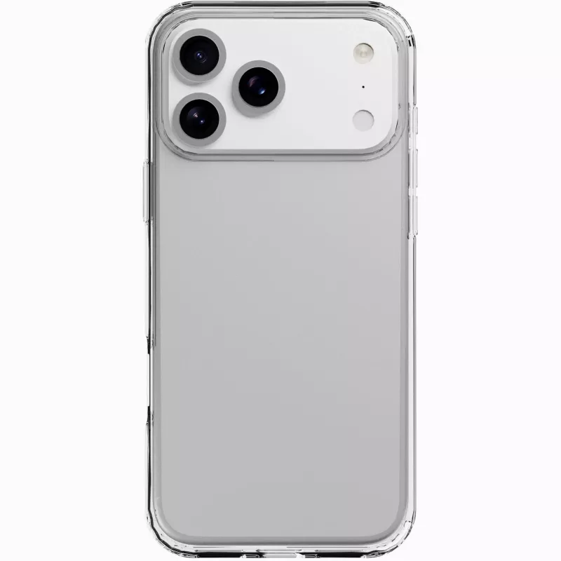 Cellularline Clear Protect - iPhone 17 Pro custodia rigida con bordi in gomma