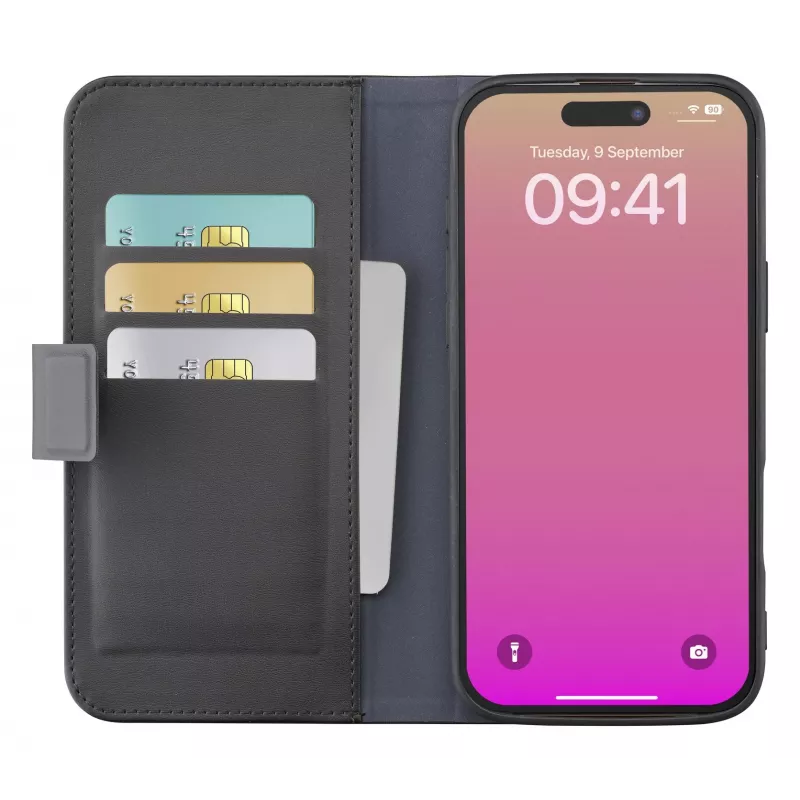Cellularline Book Agenda – custodia a libro in effetto pelle con chiusura magnetica per iPhone 17
