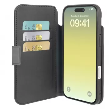 Cellularline Book Agenda – iPhone Air custodia in effetto pelle a libro con chiusura magnetica