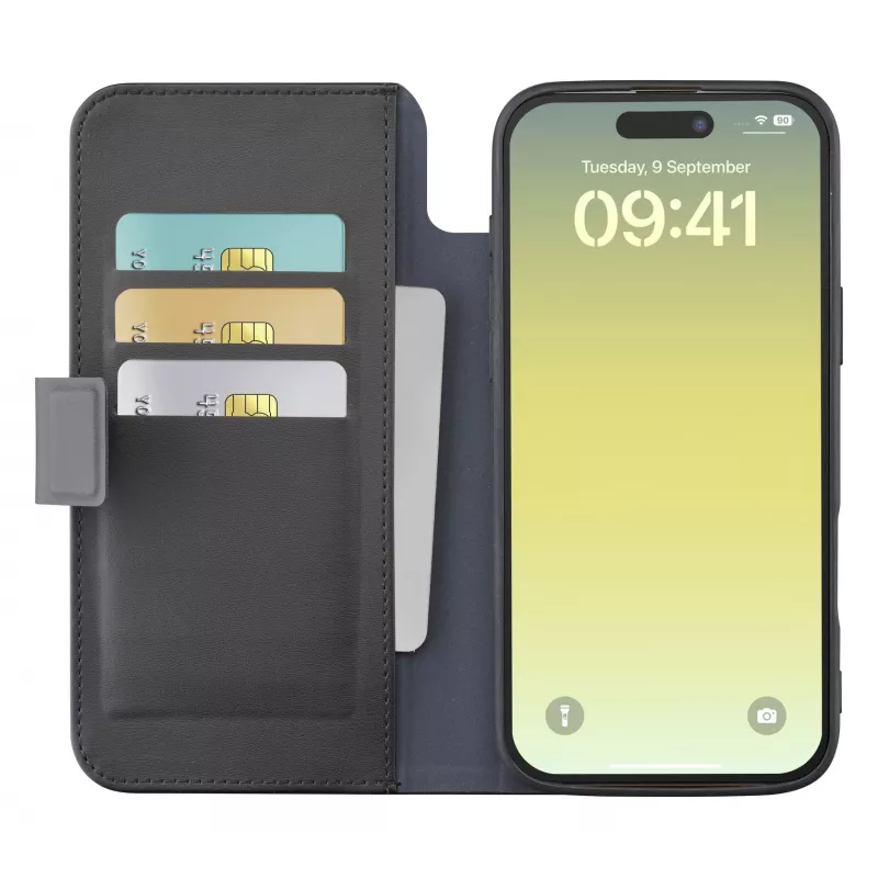 Cellularline Book Agenda – iPhone Air custodia in effetto pelle a libro con chiusura magnetica