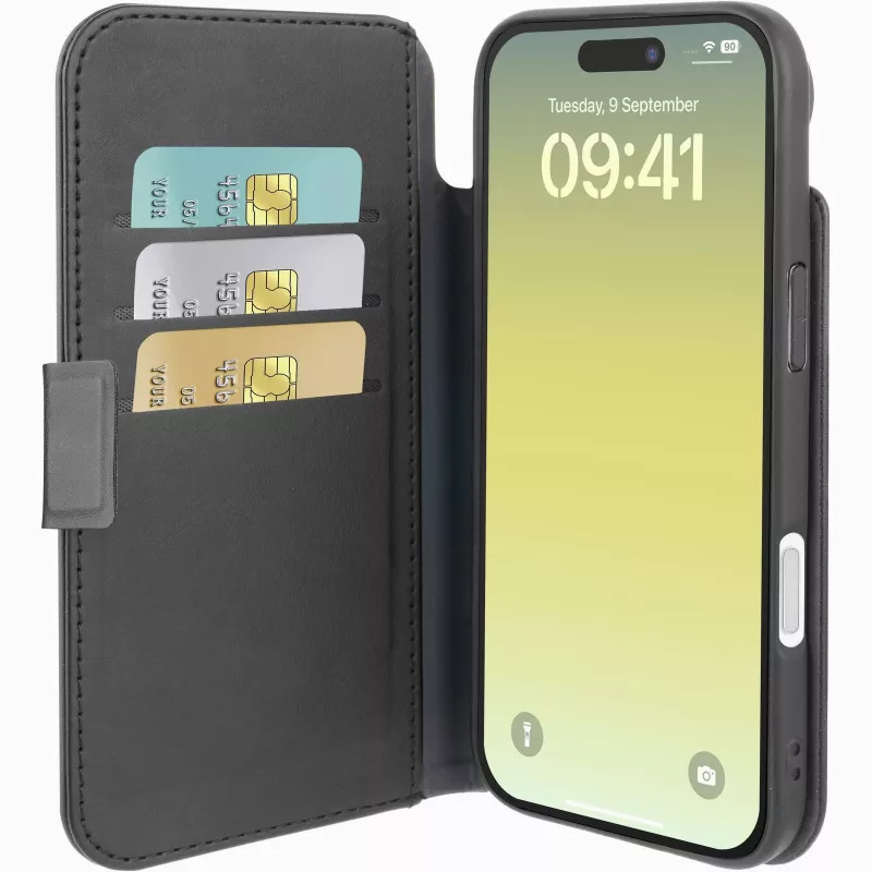 Cellularline Book Agenda – iPhone Air custodia in effetto pelle a libro con chiusura magnetica