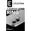 Cellularline anello lente fotocamera - iPhone 17 vetro temperato per protezione fotocamera