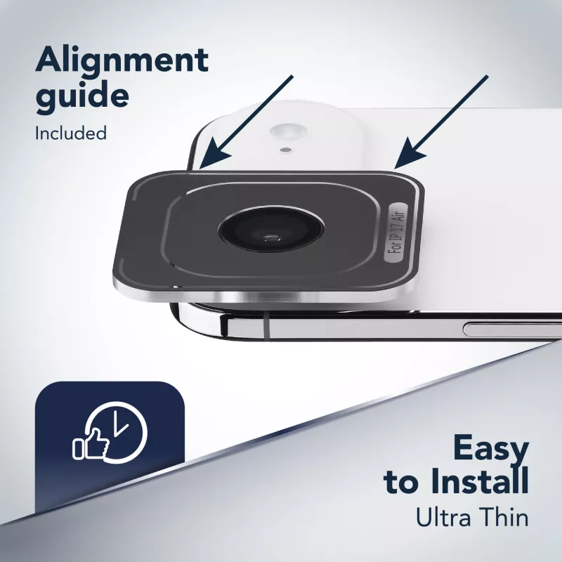 Cellularline Camera Lens Ring - iPhone Air vetro temperato per protezione fotocamera