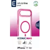 Cellularline Iconic Mag - iPhone Air custodia trasparente con bordi colorati, compatibile con l'ecosistema MagSafe