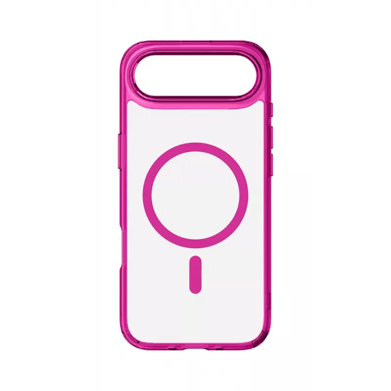 Cellularline Iconic Mag - iPhone Air custodia trasparente con bordi colorati, compatibile con l'ecosistema MagSafe