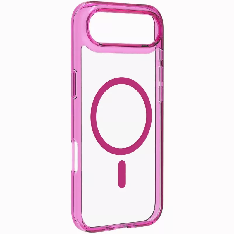 Cellularline Iconic Mag - iPhone Air custodia trasparente con bordi colorati, compatibile con l'ecosistema MagSafe