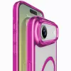 Cellularline Iconic Mag - iPhone Air custodia trasparente con bordi colorati, compatibile con l'ecosistema MagSafe