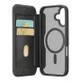 Cellularline Daily Mag - iPhone 17 cover a libro con retro rigido semitrasparente, compatibile con l'ecosistema MagSafe®