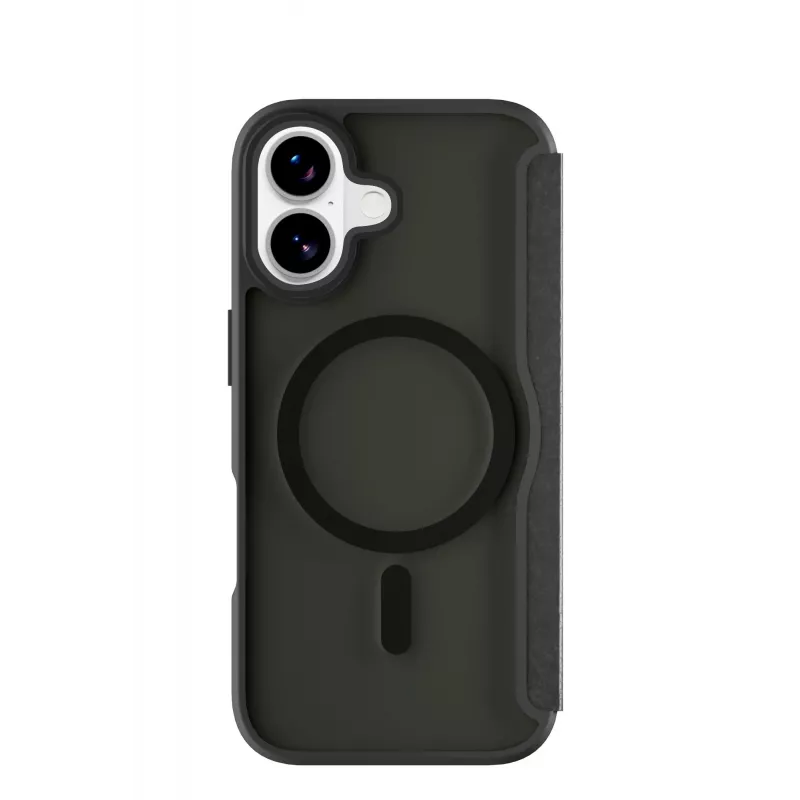 Cellularline Daily Mag - iPhone 17 cover a libro con retro rigido semitrasparente, compatibile con l'ecosistema MagSafe®