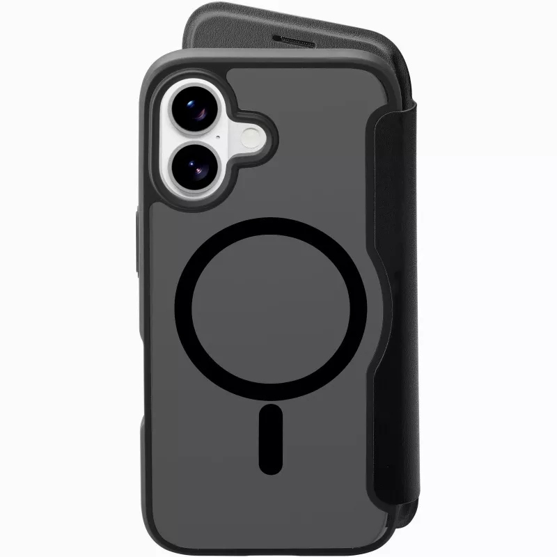 Cellularline Daily Mag - iPhone 17 cover a libro con retro rigido semitrasparente, compatibile con l'ecosistema MagSafe®