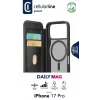 Cellularline Daily Mag - iPhone 17 Pro cover a libro con retro rigido semitrasparente, compatibile con ecosistema MagSafe®
