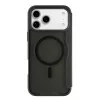 Cellularline Daily Mag - iPhone 17 Pro cover a libro con retro rigido semitrasparente, compatibile con ecosistema MagSafe®