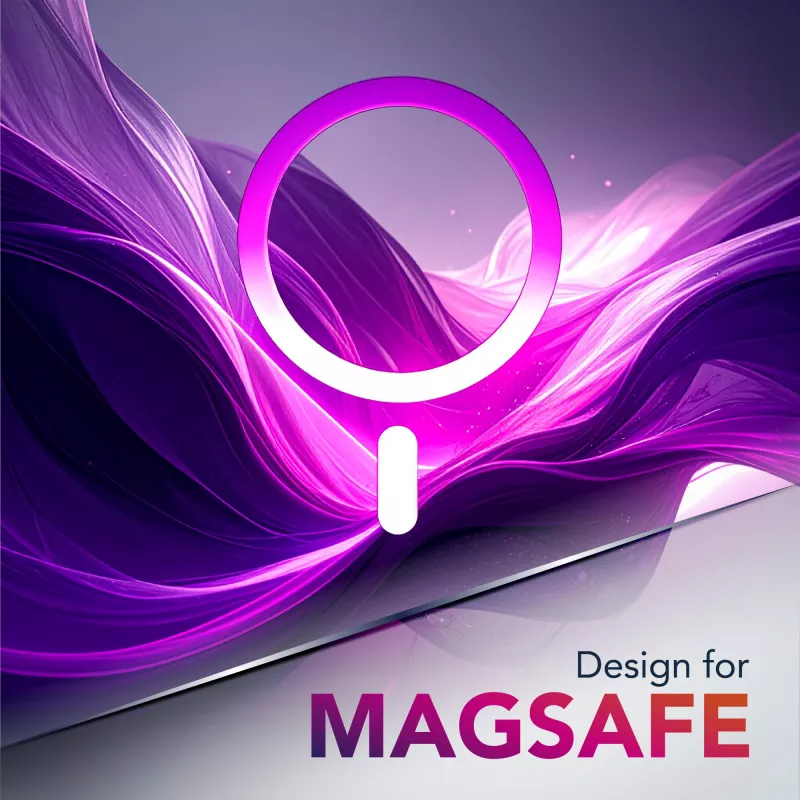 Cellularline Daily Mag - iPhone 17 Pro cover a libro con retro rigido semitrasparente, compatibile con ecosistema MagSafe®
