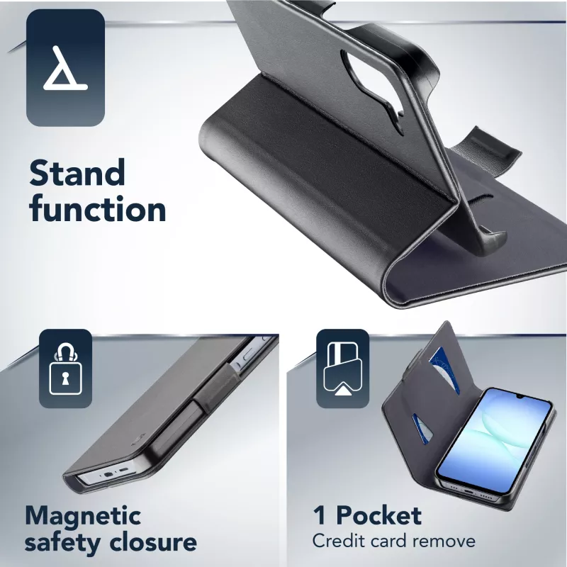 Cellularline Book - Galaxy A17 custodia stile libro, folio, Samsung, Galaxy A17, 17 cm (6,7