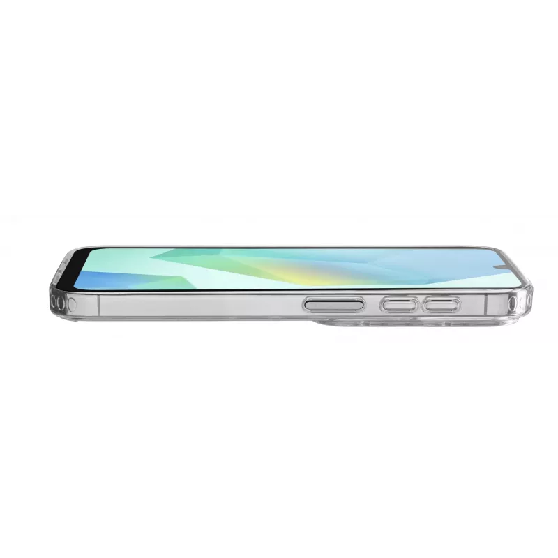 Cellularline Clear Strong – Galaxy A17 custodia rigida con bordi in gomma