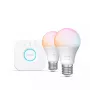 Philips Hue White and colour ambience Essential Starter-Kit: 2 lampade smart E27 (806 lm)
