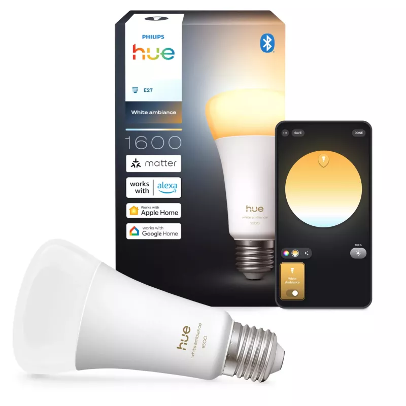 Philips Hue White ambience A67 – E27 lampada smart – 1600
