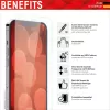 Displex Smart Glass (9H) per Apple iPhone 13/13 Pro, adesivo di montaggio, infrangibile