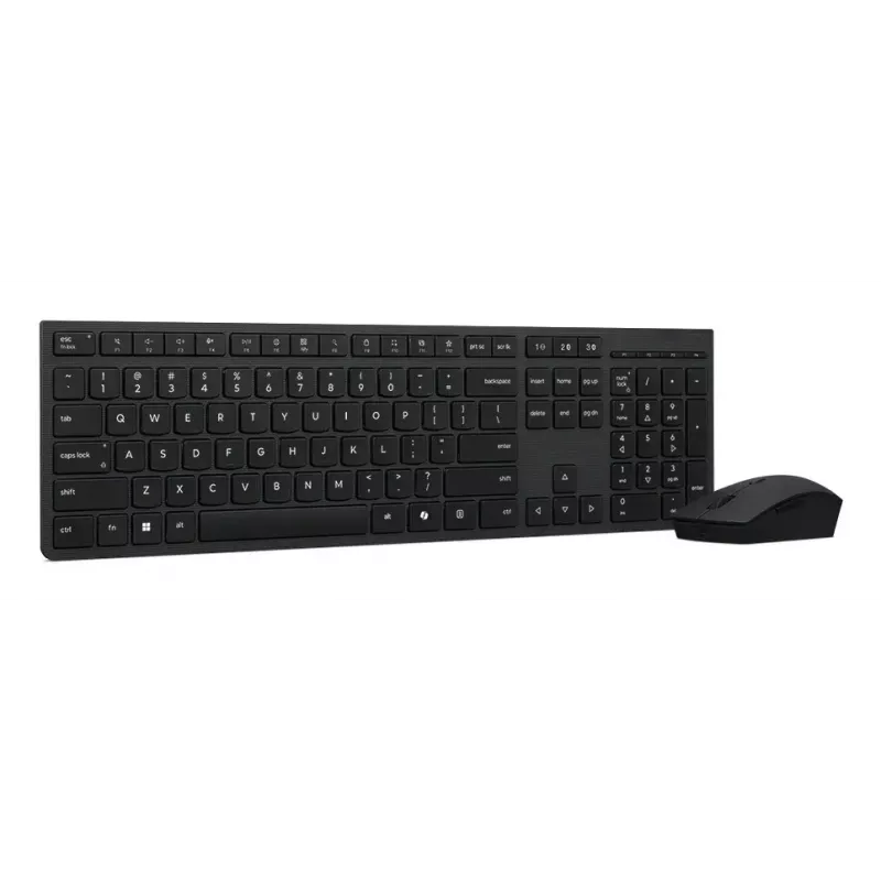 Set tastiera e mouse Lenovo 4X31R64328 — Full-Size (100%), RF Wireless + Bluetooth, layout tedesco, nero