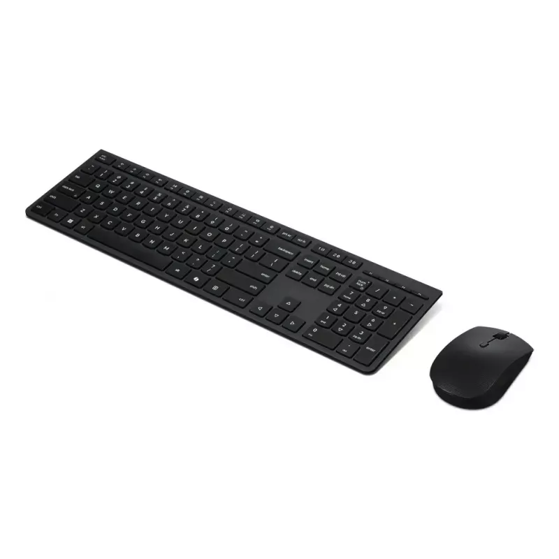 Set tastiera e mouse Lenovo 4X31R64328 — Full-Size (100%), RF Wireless + Bluetooth, layout tedesco, nero