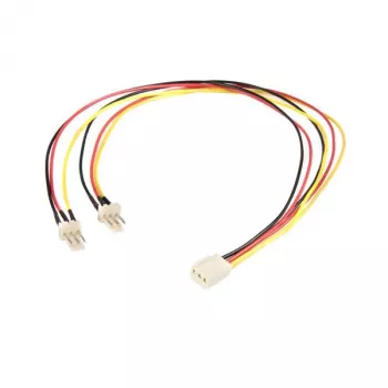 StarTech.com cavo splitter di alimentazione per ventole TX3 30cm, Molex (3-pol), 2 x Molex (3-pol), 0,3 m, connettore maschio, connettore femmina, dritto