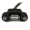 StarTech.com cavo USB A a A per montaggio a pannello 1 ft - F/M