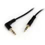 StarTech.com Cavo audio stereo sottile da 30 cm con jack da 3,5 mm ad angolo retto - M/M