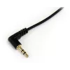 StarTech.com Cavo audio stereo sottile da 30 cm con jack da 3,5 mm ad angolo retto - M/M