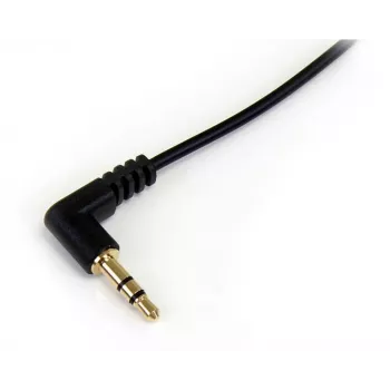 StarTech.com Cavo audio stereo sottile da 30 cm con jack da 3,5 mm ad angolo retto - M/M