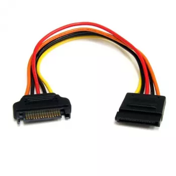 StarTech.com Cavo di prolunga alimentazione SATA a 15 pin da 8 inch 0,2032 m, maschio, femmina, multicolore, 17 g, 125 mm
