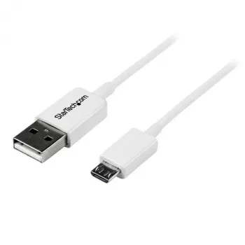 StarTech.com Cavo Micro-USB bianco da 2 m - A a Micro B