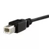 StarTech.com Cavo USB da pannello B a B da 3 ft - F/M, 0,91 m, USB B, USB B, USB 2.0, 0,48 Gbit/s, nero